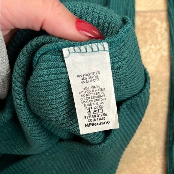 Fashionnova Teal Off-Shoulder Dress - Picture 6 of 6